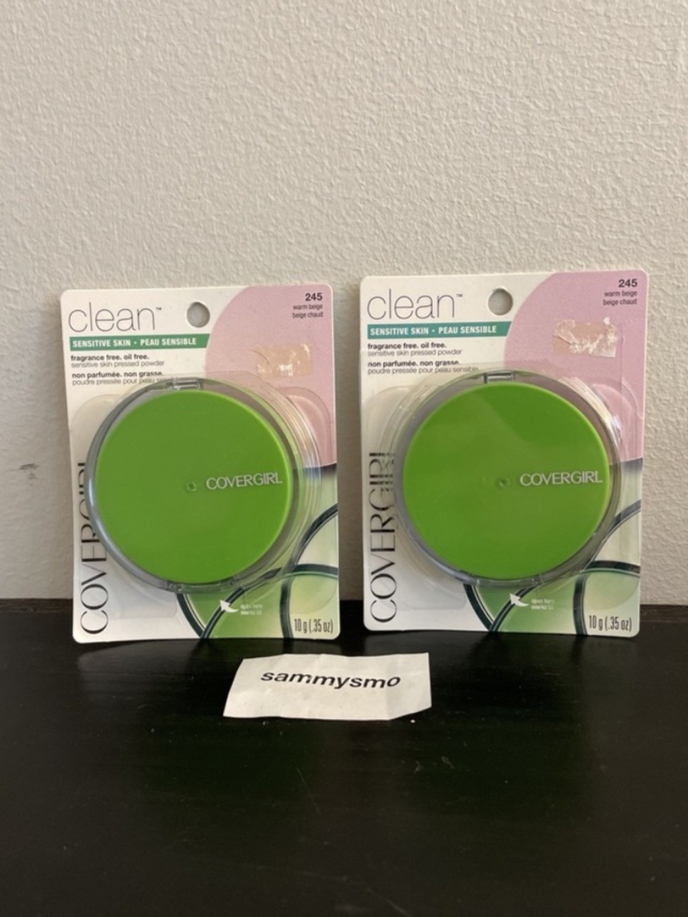 Cover Girl Clean Sensitive Skin Pressed Powder 245 Warm Beige, x2